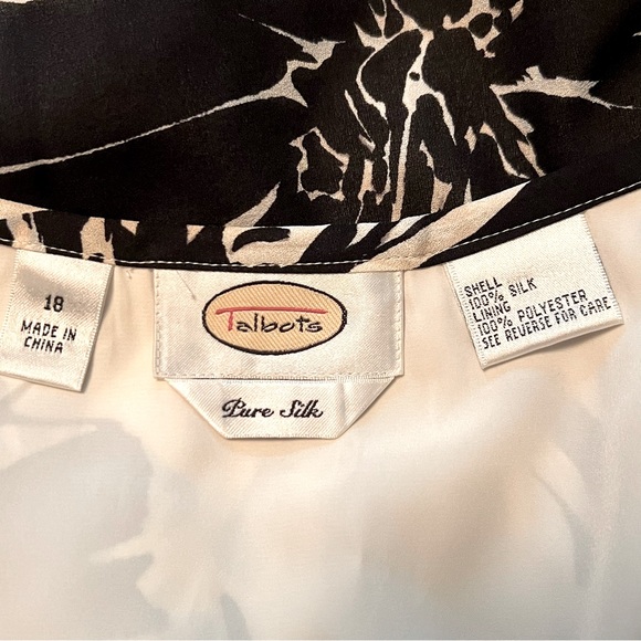 TALBOTS SILK SKIRT FULLY LINED - Picture 4 of 5